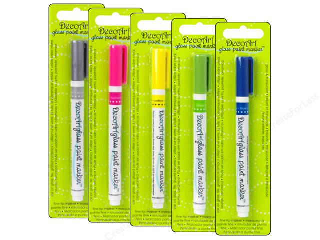 Image of Glass Paint Markers by DecoArt