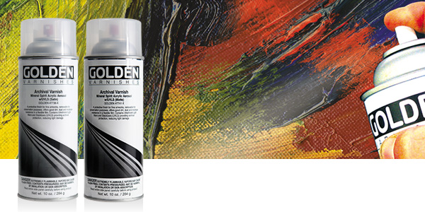 Image of MSA Archival Spray Varnish by Golden Acrylics