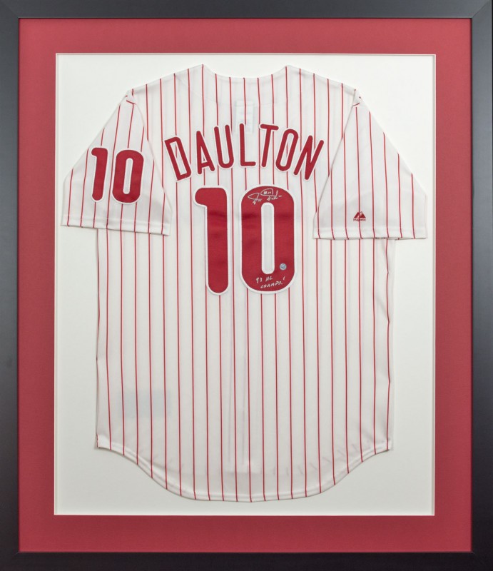 Image of Phillies Jersey in Black Frame