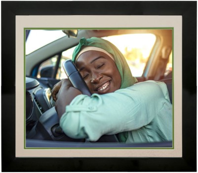 picture framing of girls first car